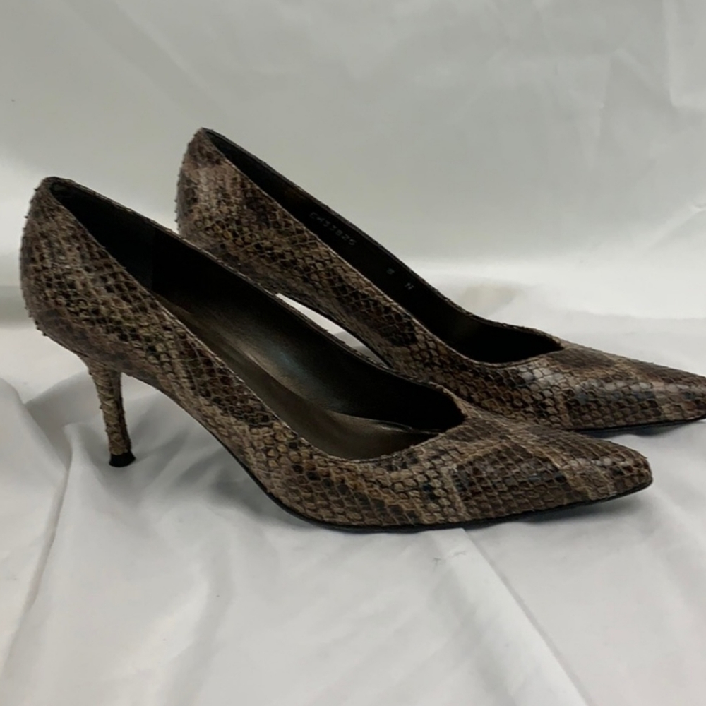 Stuart Weitzman Snakeskin Heel